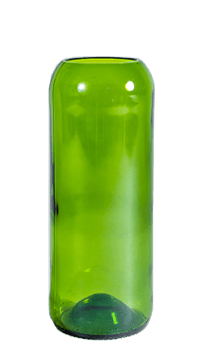 VASE « VERT BOUTEILLE »
H : 21 cm Ø 7,5 cm
(À l’unité)