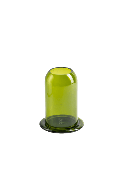 PHOTOPHORE « VERT BOUTEILLE »
(Cloche + Sous-bock)
(A l'unité)